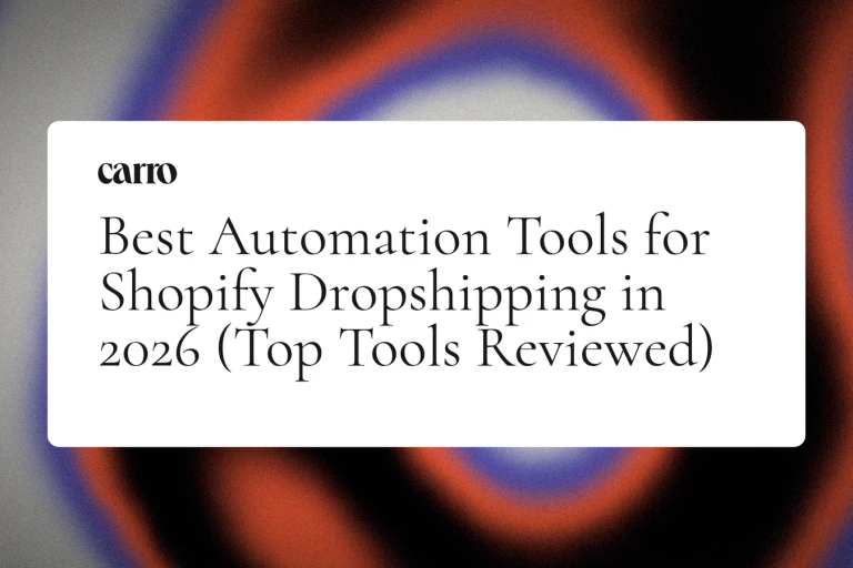 Best Automation Tools for Shopify Dropshipping in 2026 (Top Tools Reviewed)