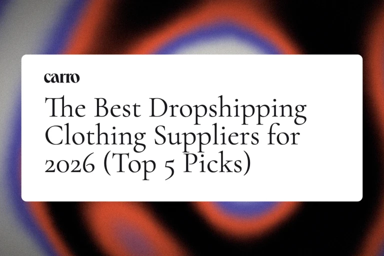 The Best Dropshipping Clothing Suppliers for 2026 (Top 5 Picks)